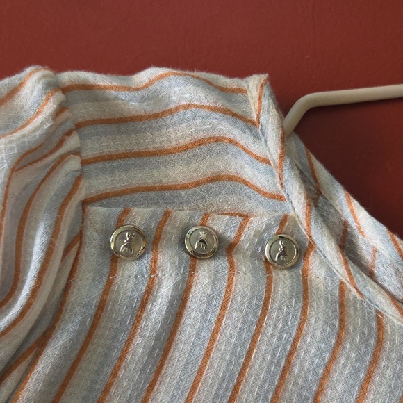 Blouse by Patrizia Pepe striped Straight cut Crew - Picture 10 of 10